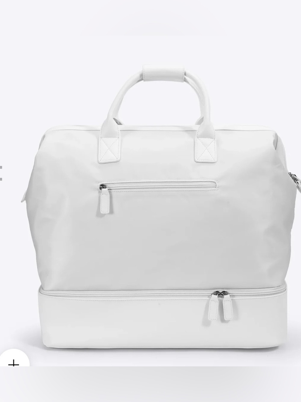 White Travel Backpack - Weekend bag